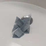 Heisses Wasser erleichtert das Ablösen der Support-Strukturen.