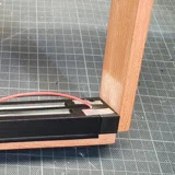 Die Schlize im 3D-Objekt sind ideal um die Wärme des LEDs über das Ali-Klebeband abzuführen.